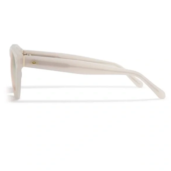 Faherty Stinson Sunglasses - pink mirror lenses with nude frames 89358974?w=400 main image 3